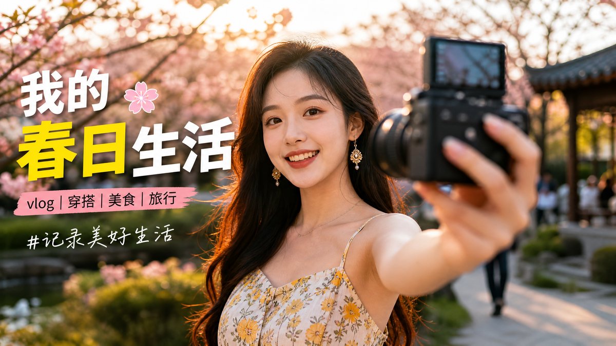 同人动漫春日生活vlog视频教程