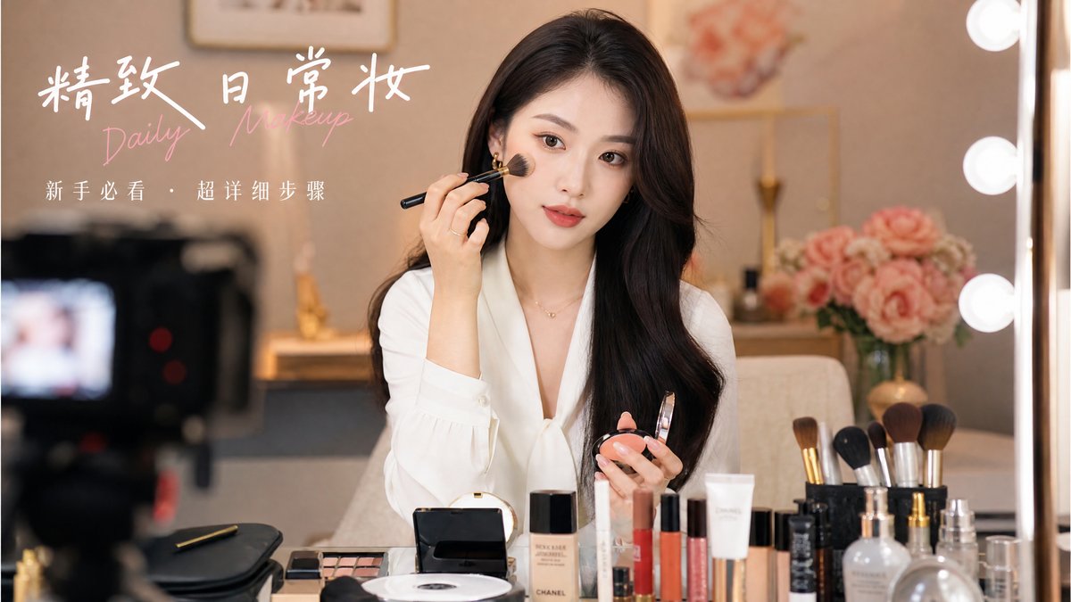 同人动漫精致妆容视频演示教程
